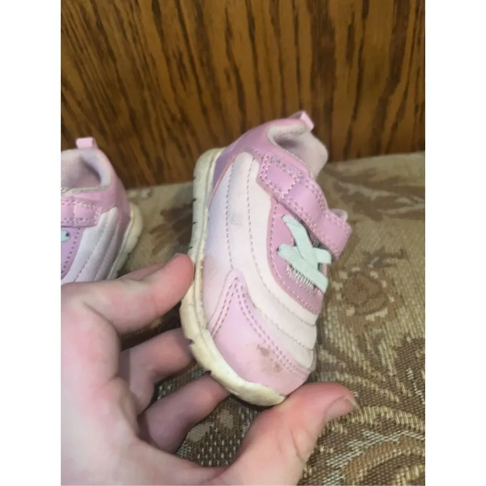 Carters Pink Tennis Shoes Toddler Size 4